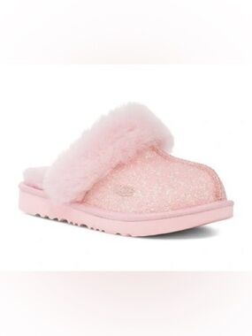 UGG Kids Cozy II Scuff Slippers Big Kid Seashell Pink Size Girls 5 New No Box